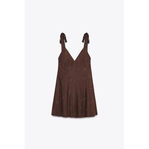 ZARA SHORT EMBROIDERED DRESS